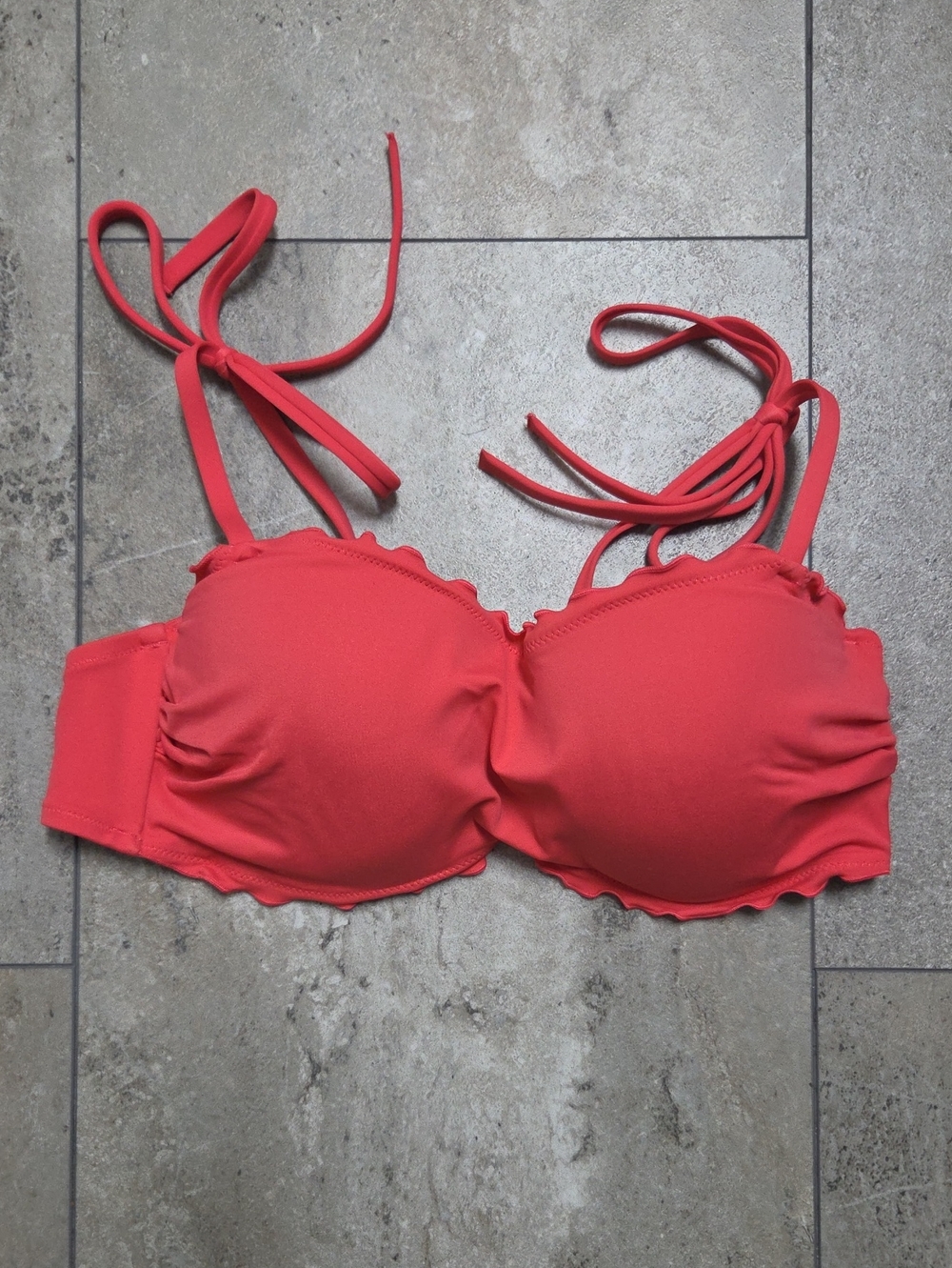 - Shade & Shore Coral Strapless Convertible Bikini Top